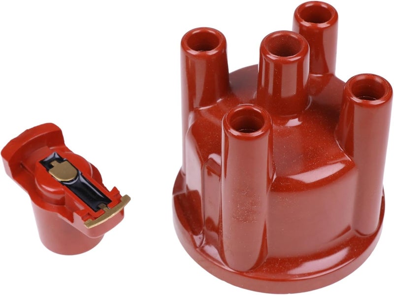 Chamixx Cap and Rotor Kit D604604 73554001942 Compatible with Volkswagen Cast Distributor 4 Cylinder Engines - Image 1